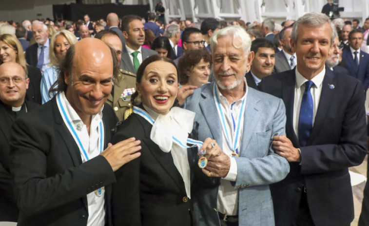 Las Medallas de Galicia homenajean a Luz Casal, Carlos Núñez y Juan Pardo