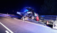 Fallecen dos jóvenes en un accidente provocado por un jabalí en Chantada