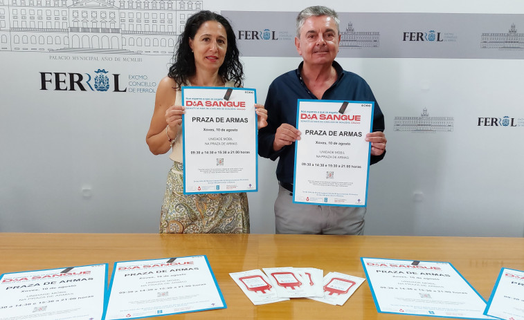Ferrol es la segunda ciudad gallega en donaciones de sangre, por detrás de Santiago