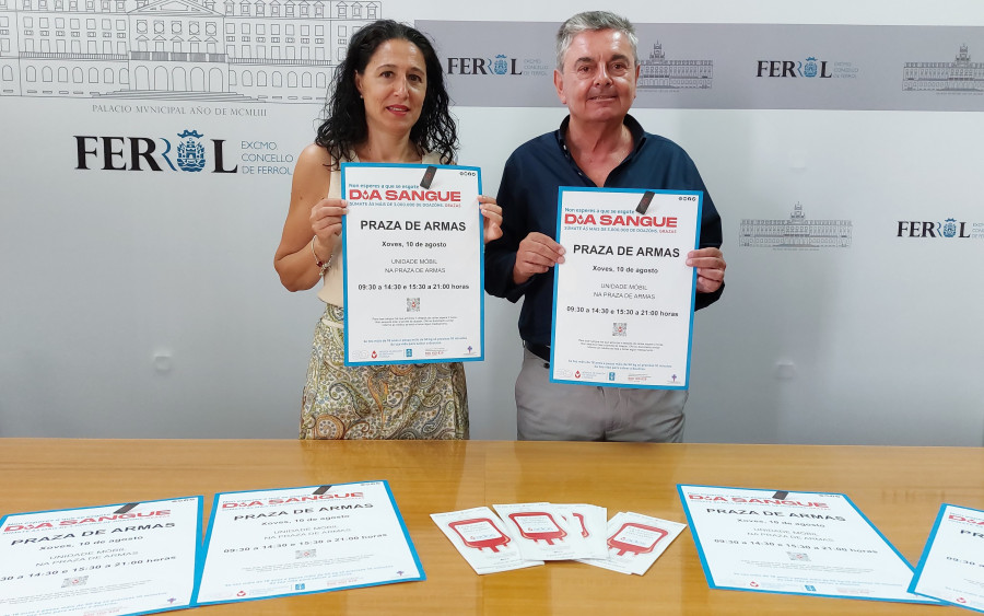 Ferrol es la segunda ciudad gallega en donaciones de sangre, por detrás de Santiago