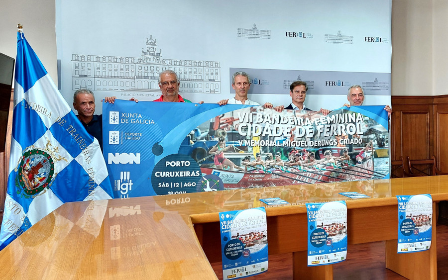 Las remeras, listas para su Bandeira Cidade de Ferrol