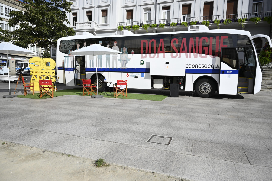 Llamada a la donación de sangre en Ferrol con la campaña "Ti es o protagonista"