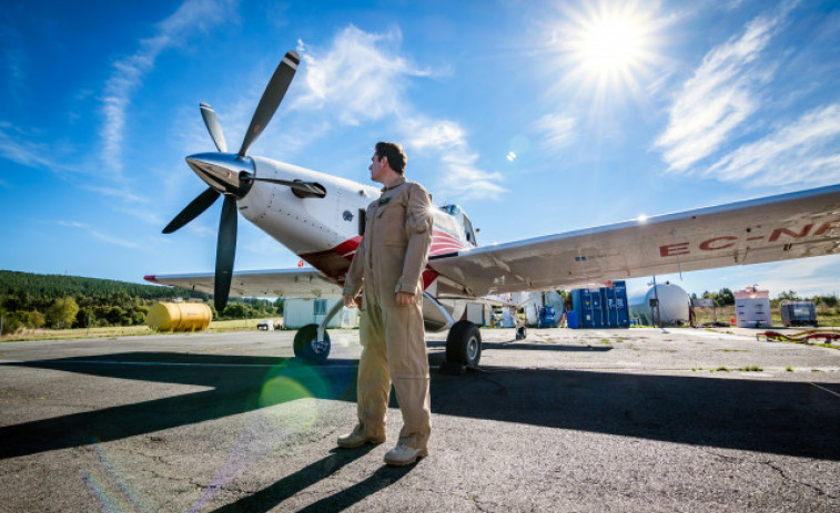 Carlos Luna, piloto de extinción de incendios: 