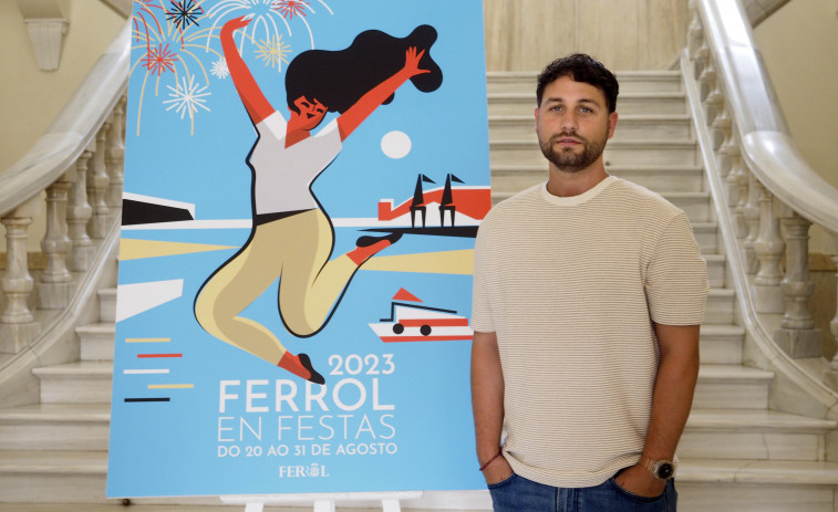 Arán López (edil de Fiestas de Ferrol): “Buscamos que todos se sientan reflejados en el cartel, con al menos un concierto de su gusto”