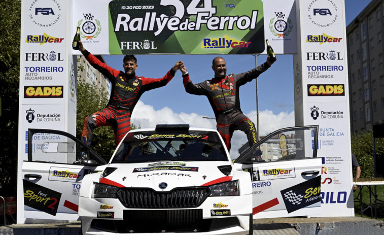 Senra se anota el tercer triunfo en el LIV Rally de Ferrol