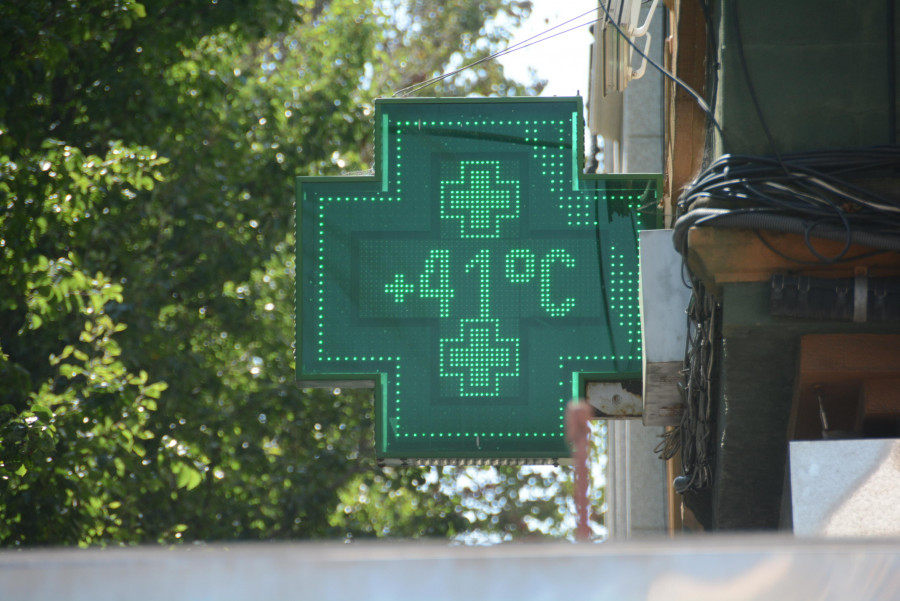Ferrol se asfixia a más de 38º