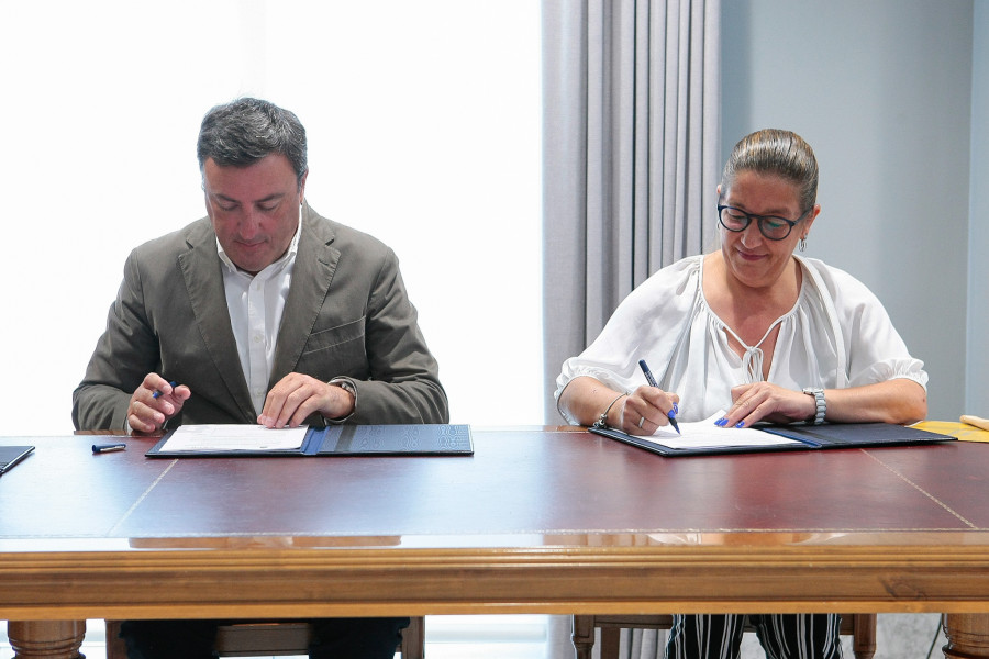Deputación da Coruña y Teima Down Ferrol firman un convenio para facilitar la inserción laboral