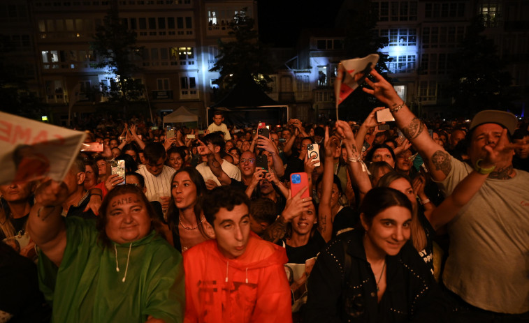 Balance exitoso de las fiestas de Ferrol, con Camela y Olympus superando los 6.000 asistentes en los recintos