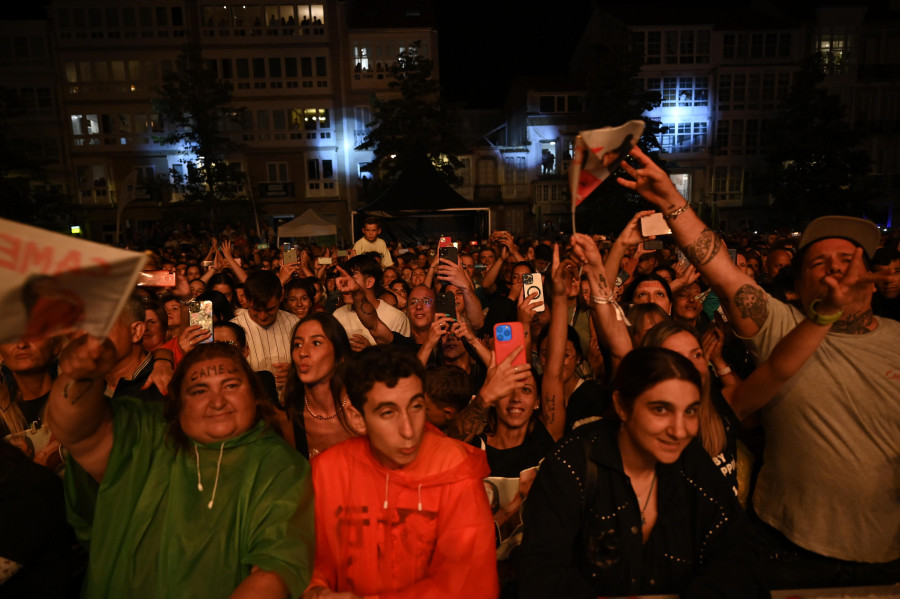 Balance exitoso de las fiestas de Ferrol, con Camela y Olympus superando los 6.000 asistentes en los recintos