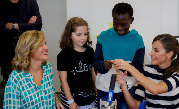 La reina inaugura oficialmente el curso escolar en Galicia