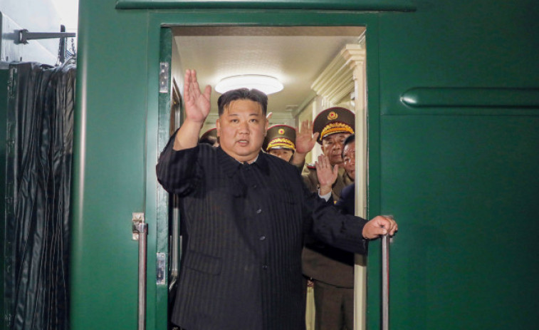 El tren de Kim Jong-un se acerca a Vladivostok para reunirse con Putin