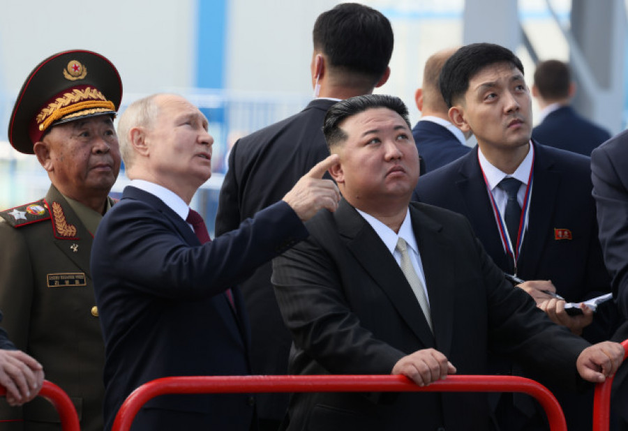 Empiezan las negociaciones entre Putin y Kim en el cosmódromo de Vostochni