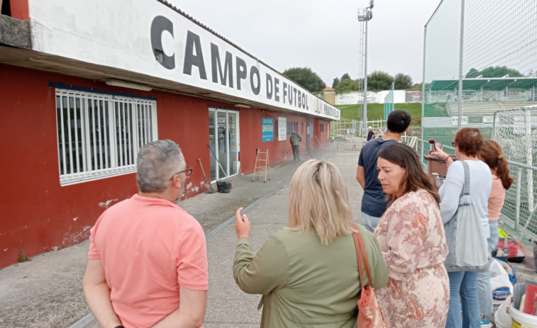 Iniciadas as obras de mellora dos vestiarios do campo de fútbol “Prados Vellos” de Ares