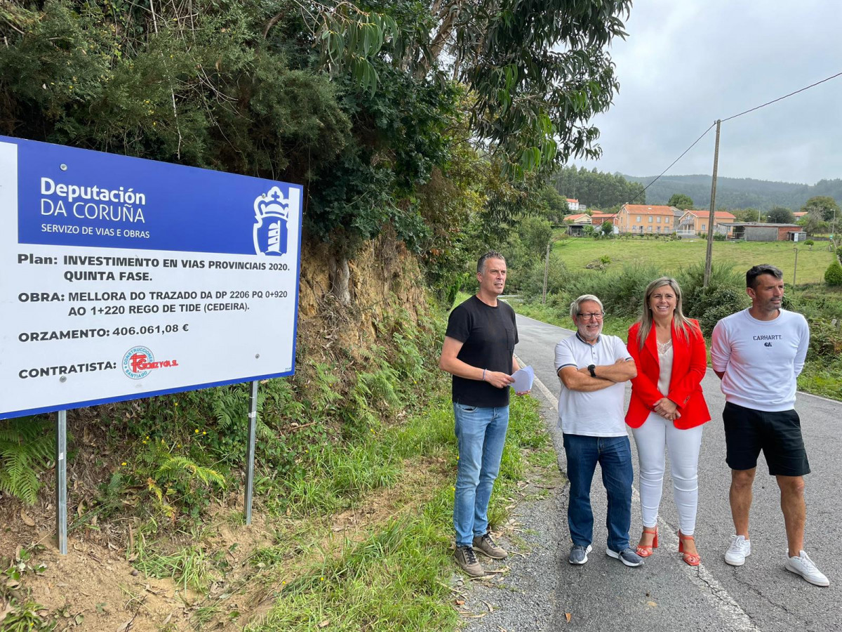 Diputacion obras rego de Tide San Andres de Teixido