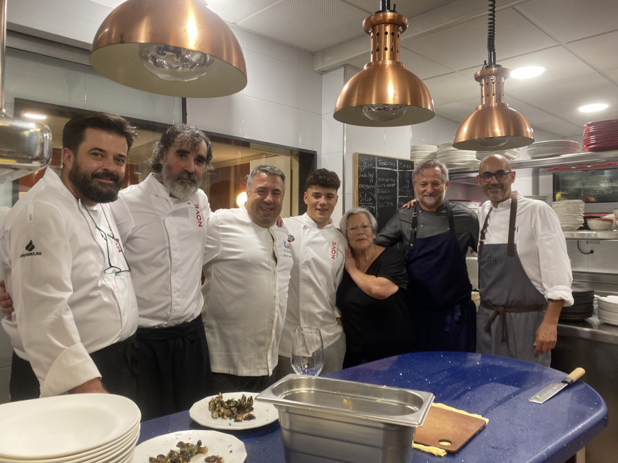 Fiesta de sabor en la segunda cena del centenario del restaurante A Gabeira