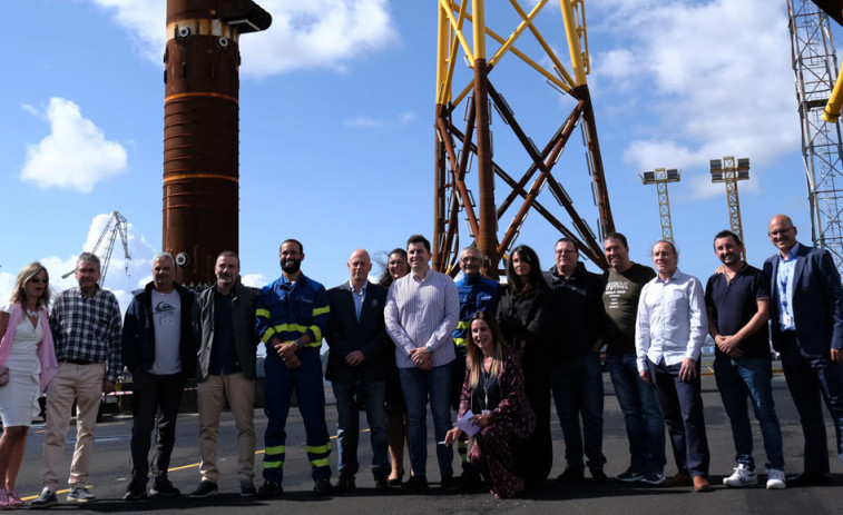 Navantia, Windar e Iberdrola celebran la entrega de las tres últimas jackets
