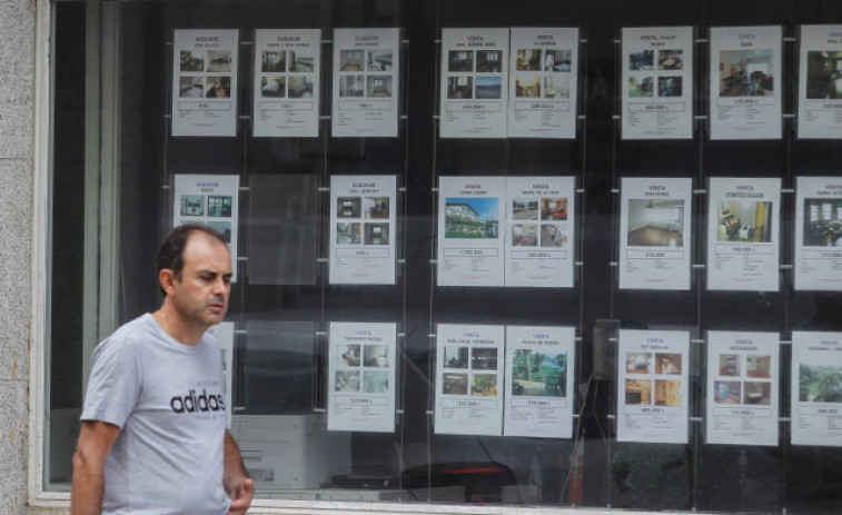 La compra de vivienda acentúa su caída en julio al 22,8 % en Galicia