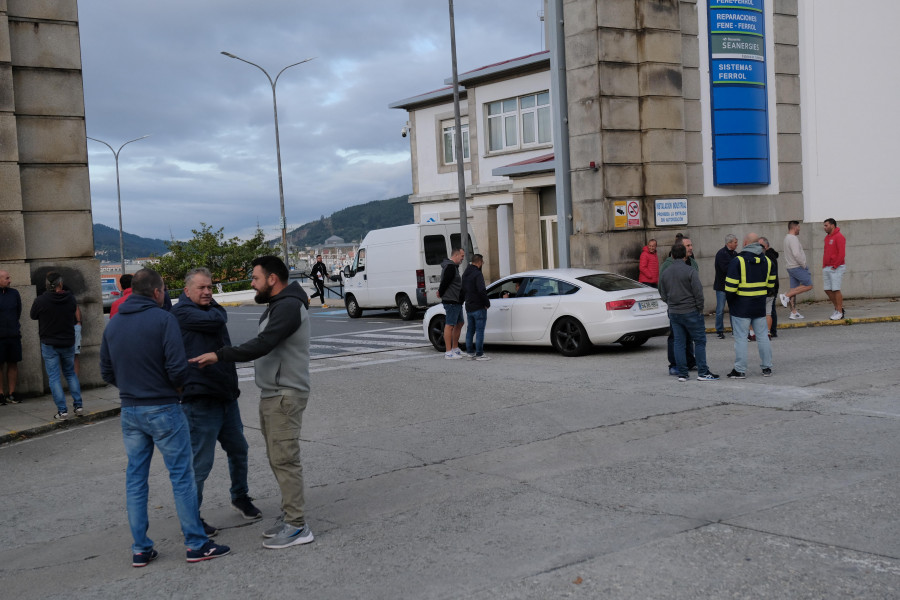 Impiden la entrada a Navantia Ferrol a trabajadores de cuatro empresas que no cumplen el convenio del metal