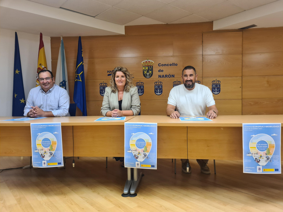 Narón celebra con un amplio programa el Día sin coches bajo el lema “Combina e móvete!”