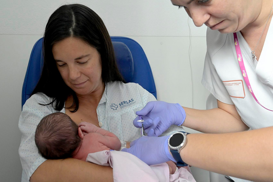 Galicia empieza a vacunar a los bebés contra el virus respiratorio sincitial