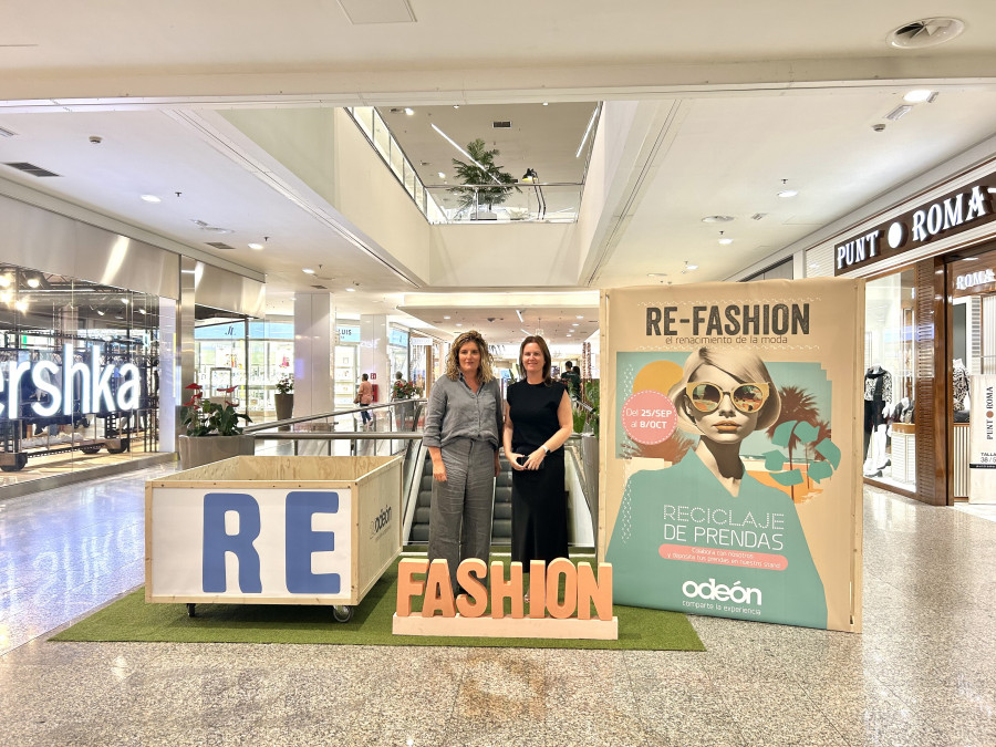 La campaña “Re-Fashion” de recogida de prendas usadas regresa estos días a Odeón