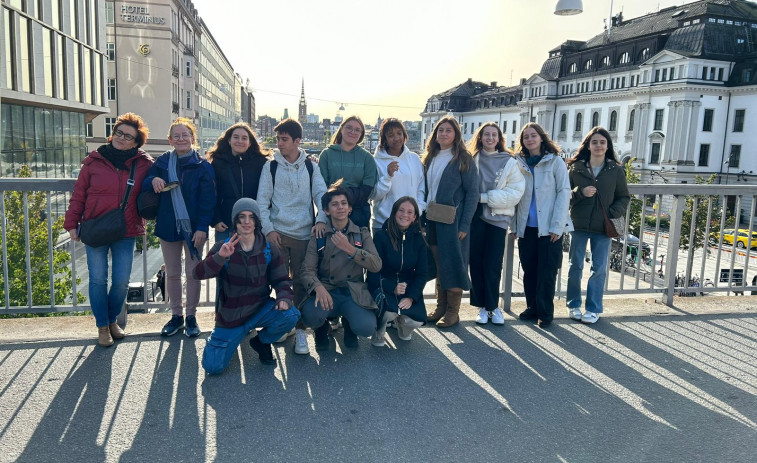 Alumnado del IES de Canido visita Uppsala como parte de su proyecto Erasmus+