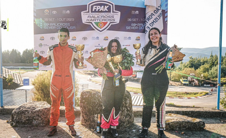 Yesi Lorenzo revalida el subcampeoanto  luso de carcross ganando la última carrera