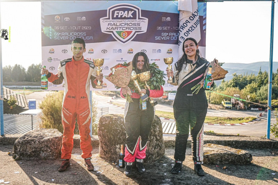 Yesi Lorenzo revalida el subcampeoanto  luso de carcross ganando la última carrera