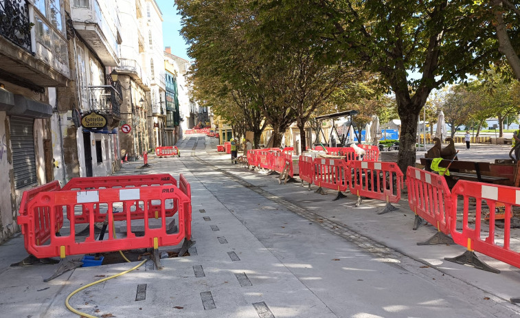 Abierto al tráfico el primero tramo de la calle San Francisco de Ferrol