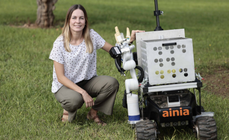 Ramonet, el robot que recoge fruta del suelo para evitar millones de toneladas perdidas