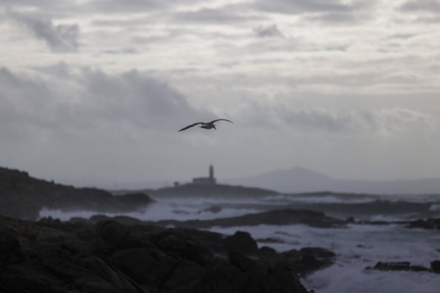 Alerta naranja este martes en la costa de A Coruña y Pontevedra