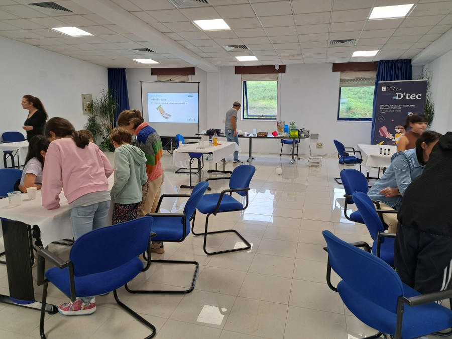 O CIS capta para as profesións científicas a escolares dos Casais e da Laxe