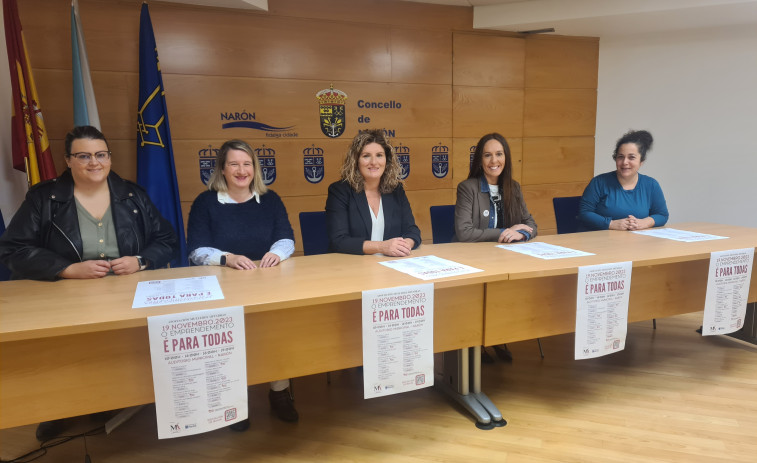 “O emprendemento é para todas” llega a Narón de la mano de Mulleres Ártabras