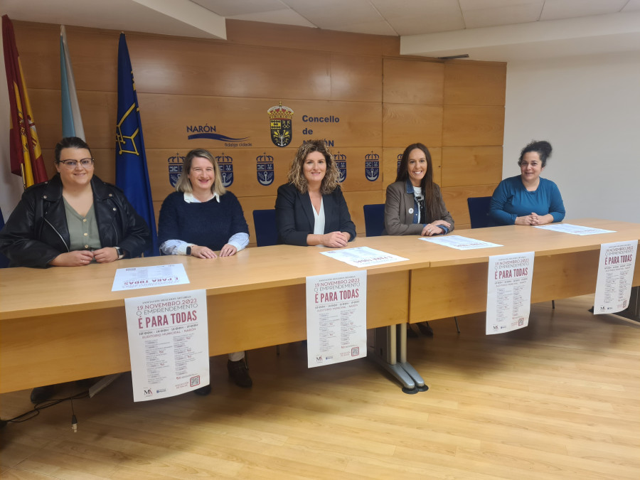 “O emprendemento é para todas” llega a Narón de la mano de Mulleres Ártabras