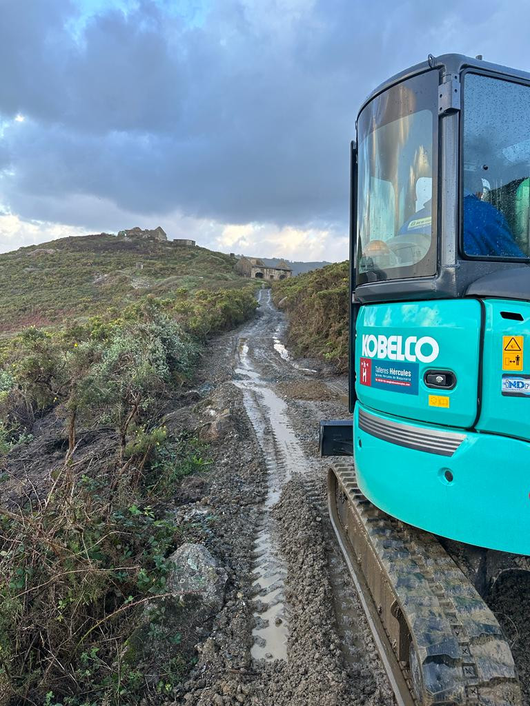 Ares obras camiño Salgueiras Chanteiro1