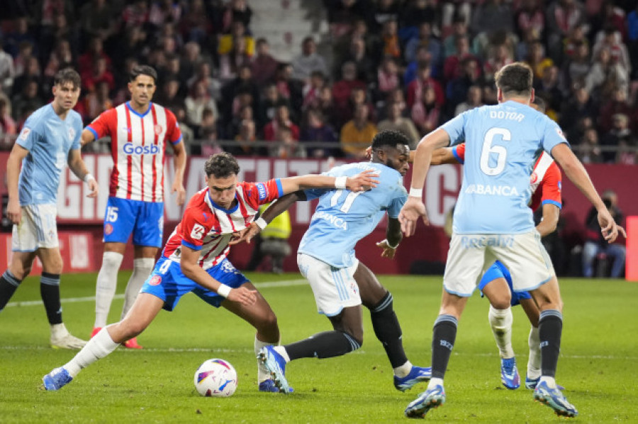 El Celta agrava su crisis y cae ante un Girona líder (1-0)