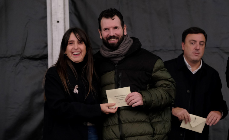 El mal tiempo de estos días condicionó el certamen de cestas en la Feira de Fungos e Cogomelos pontesa