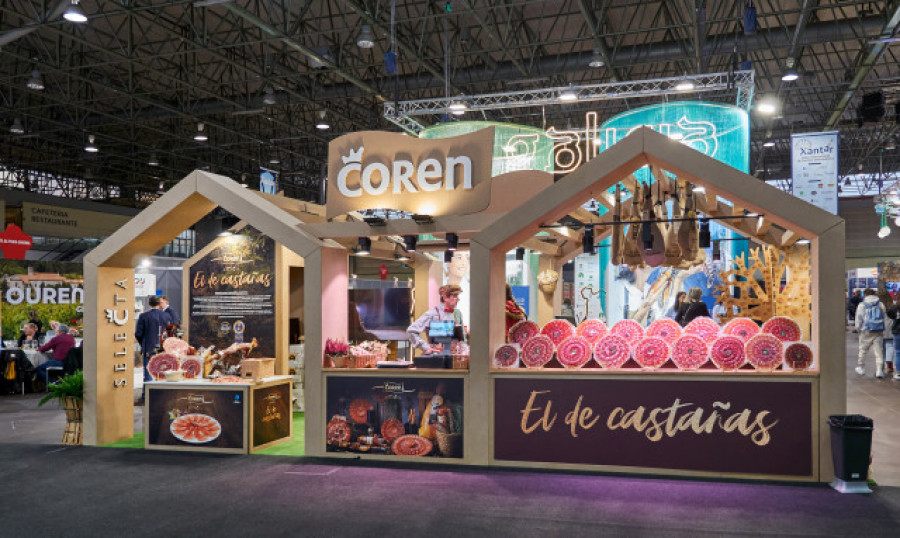 El Grupo Coren participa en Xantar con su Jamón Selecta de Castañas, en el décimo aniversario de su lanzamiento