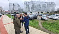 Críticas del PSOE de Narón por el cierre del aparcamiento del centro de salud, pese a estar acabado