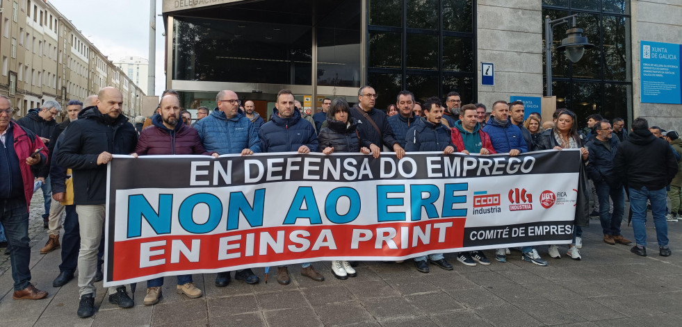 El ERE extintivo de Einsa Print en As Pontes finaliza con 113 despedidos