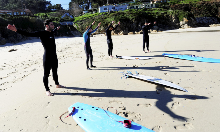 Nuevo curso de nivel II para monitores de surf de la Mancomunidad de Concellos de la Comarca de Ferrol