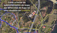 Narón informa de un corte urgente en el suministro de agua