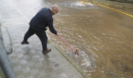 Las fuertes lluvias dejan decenas de inundaciones por toda Ferrolterra