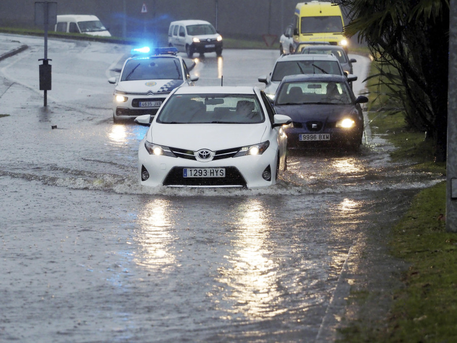 Las fuertes lluvias de las últimas semanas evidencian problemas estructurales en el entorno de Ferrolterra
