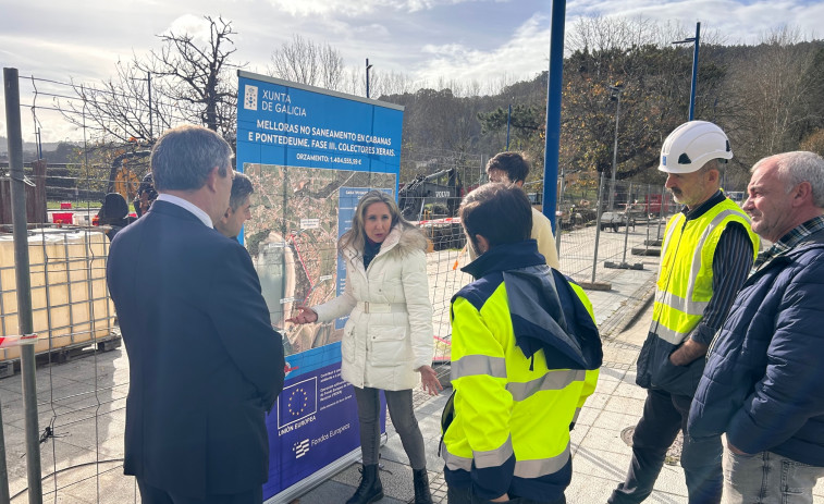 Avanzan las obras de la tercera fase del saneamiento en Cabanas