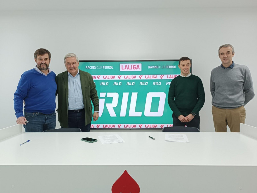 Renovación del convenio entre Grupo JRilo y Racing Club Ferrol