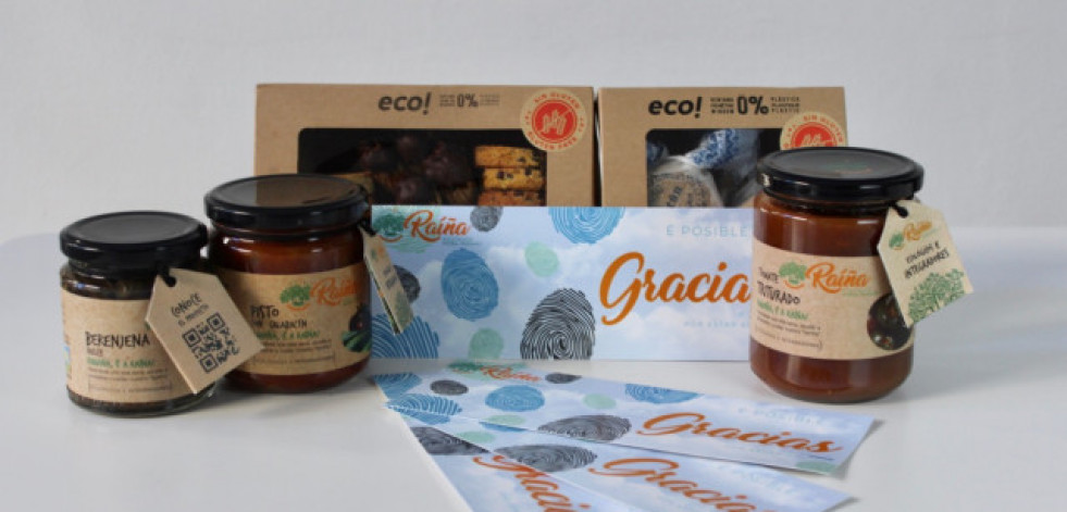 La asociación Raíña Paraíso presenta sus packs de Navidad con productos 100% naturales ecológicos e inclusivos