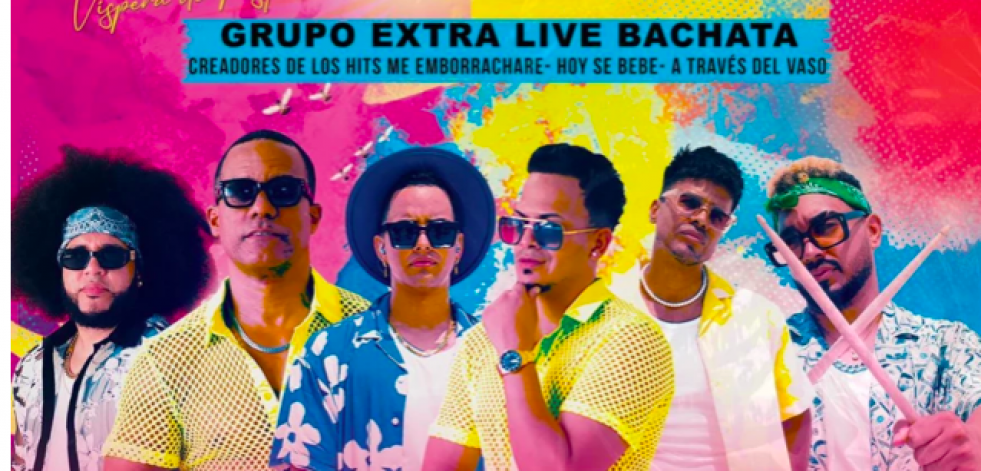 Sala INK Narón presenta: ritmo y diversión con Grupo Extra, la orquesta Olympus y El Combo Dominicano