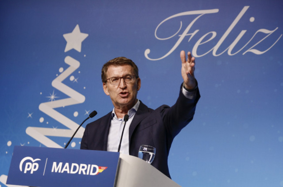 Feijóo se fija como objetivo revalidar la mayoría absoluta del PP en Galicia