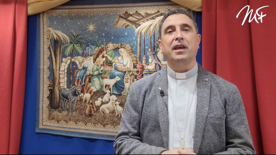 Monseñor Fernando García Cadiñanos felicita la Navidad con un recuerdo a Tierra Santa